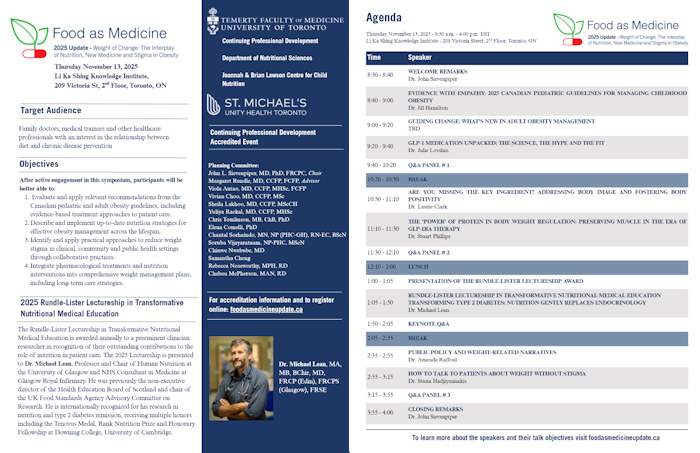 Food As Medicine Update Brochure 2025 700x453